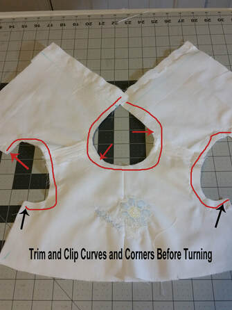 How to sew a bodice lining
