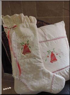 quilted christmas stockings