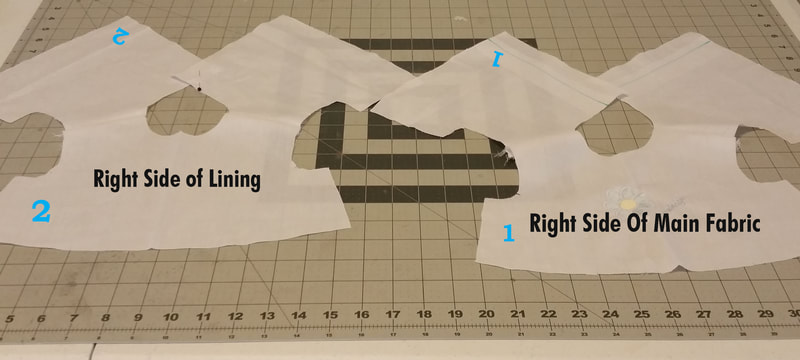 How to sew a bodice lining using simplicity 8304